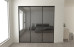 Fully Framed Sliding Wardrobe Doors Grey Mirror