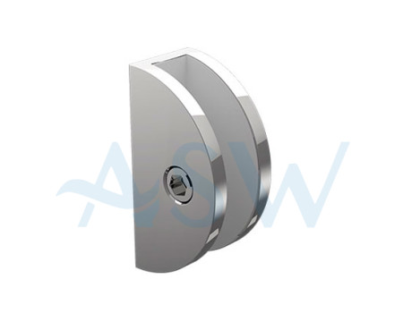 Wall Bracket Round for 10mm Glass