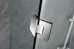 Frameless Shower Screen Diamond Shape with Hinged Door 2000H Pre-Drilled