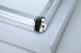 Semi Frameless Shower Screen Corner Entry with Double Sliding Doors 2000H Adjustable