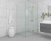 Frameless Shower Screen Corner Hinge Panel & Door & Return 2050H