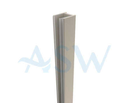 Glazing U Channel for 10mm glass 2100 High