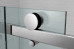 Frameless Shower Screen Corner Fixed Panel & Sliding Door & Return 2050H