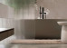 Frameless Shower Screen Fluted Glass Arched Fixed 2200H with Brackets