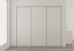 Slim Line Framed Sliding Wardrobe Doors Melamine