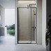 Semi Frameless Shower Screen wall to Wall With Pivot Door 2000H Adjustable