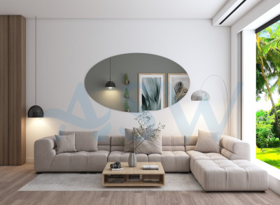 Custom Oval Mirror Cut to Size