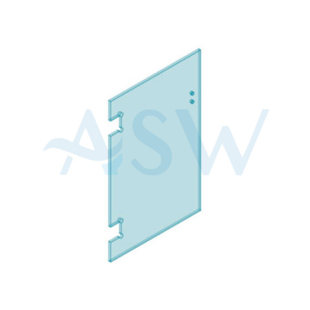 POLARIS Wall or Post to Glass Gate 12mm Clear Toughened Glass