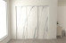 Fully Framed Sliding Wardrobe Doors Textured Marble Finish
