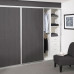 Slim Line Framed Sliding Wardrobe Doors Polytech coloured MDF
