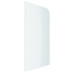 Ultra Clear Screen Fluted Glass 2050H with Right Radius Corner 200mm