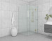 Frameless Shower screen Corner Hinge Panel & Door & Infill & Return 2050H