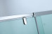 Semi Frameless Shower Screen wall to Wall With Pivot Door 2000H Adjustable