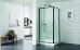 Semi Frameless Shower Screen Corner With Pivot Door and Return 2000H adjustable