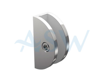 Wall Bracket Round for 10mm Glass