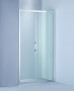 Semi Frameless Shower Screen Wall to Wall with Sliding Door 2000H Adjustable