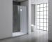 Frameless Shower Screen Wall to Wall Hinge Panel and Door 2000H pre-drilled holes glass