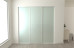 Fully Framed Sliding Wardrobe Doors Greenish white glass