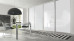Slim Line Framed Sliding Wardrobe Doors Super White Glass