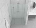 Frameless Shower Screen Wall to Wall Hinge Panel & Door & Infill 2050H