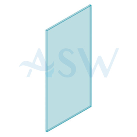 Frameless Pool Fence Panel 12mm Clear Toughened Glass 1200H