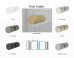 Frameless Shower screen Corner Hinge Panel & Door & Infill & Return 2050H
