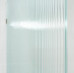 Frameless Shower Screen Fluted Glass Arched Fixed 2200H with Brackets