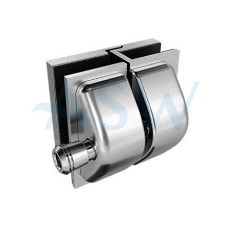 MASTER Friction Glass to Glass 180 Stainless Latch Kit