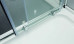 Semi Frameless Shower Screen Corner Entry with Double Sliding Doors 2000H Adjustable