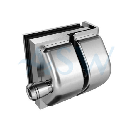 MASTER Glass to Wall or Square Post Stainless Steel Latch Kit