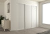 Fully Framed Sliding Wardrobe Doors 9mm Melamine board with White Finish