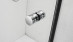 Frameless Shower Screen Corner Door hinged of wall & Return 2000H pre-drilled holes glass