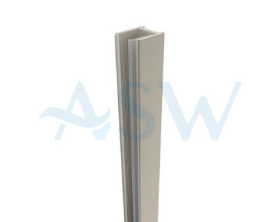 Glazing U Channel for 10mm glass 2100 High