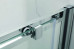Semi Frameless Shower Screen Corner Entry with Double Sliding Doors 2000H Adjustable