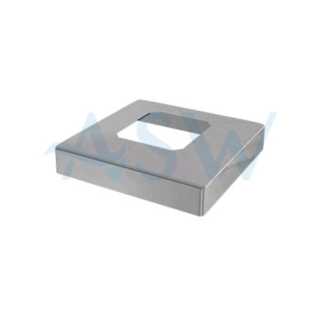MADRID Square 22mm High Domical Cover for Base Plate Spigot