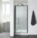 Semi Frameless Shower Screen wall to Wall With Pivot Door 2000H Adjustable