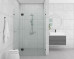 Frameless Shower Screen Wall to Wall Hinge Panel & Door & Infill 2050H