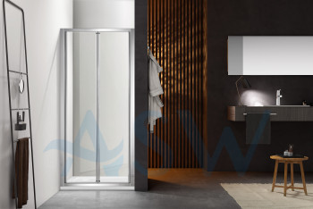 Semi Frameless Shower Screen Bi-Fold Swing Door