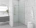 Frameless Shower Screen Wall to Wall Hinge Panel and Door 2050H