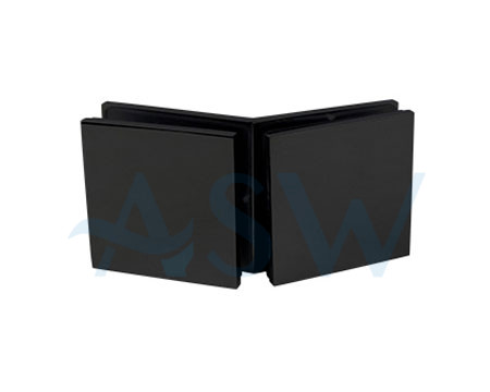 Glass to Glass 135 Degree Bracket Mechanical Fixing