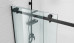 Frameless Shower Screen Corner Fixed Panel & Sliding Door & Return 2000H