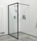 Fully Framed Shower Screen Panel  6mm Toughened Glass 2000H with Support Arm