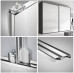 Frameless Sliding Wardrobe Doors Grey Mirror