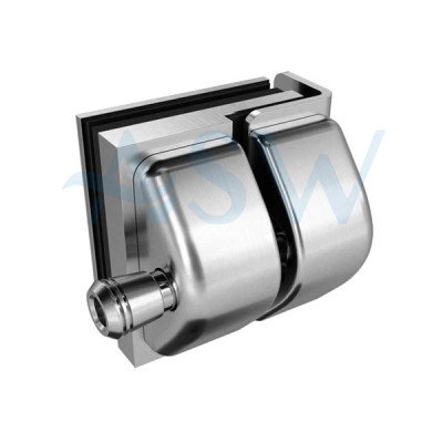 MASTER Glass to Wall or Square Post Stainless Steel Latch Kit