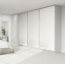 Slim Line Framed Sliding Wardrobe Doors Melamine
