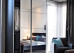Frameless Sliding Wardrobe Doors Mirror with Horizontal Strips