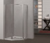 Fully Framed Shower Screen Diamond Shape With Pivot Door 2000H