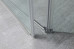 Frameless Shower Screen Diamond Shape with Hinged Door 2000H Pre-Drilled