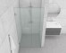 Frameless Shower Screen Wall to Wall Fixed Panel & Door hinged of wall 2050H