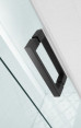 Frameless Shower Screen Wall to Wall 3 Panels With Sliding Door 2000H